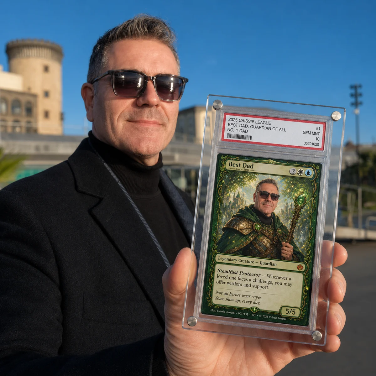 Custom fantasy trading card