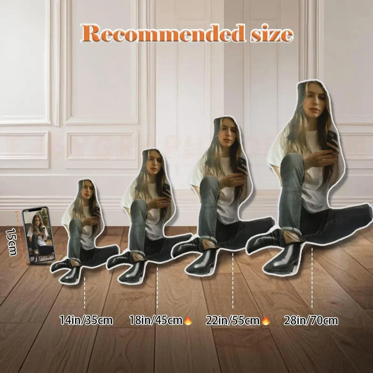 Pillow size chart