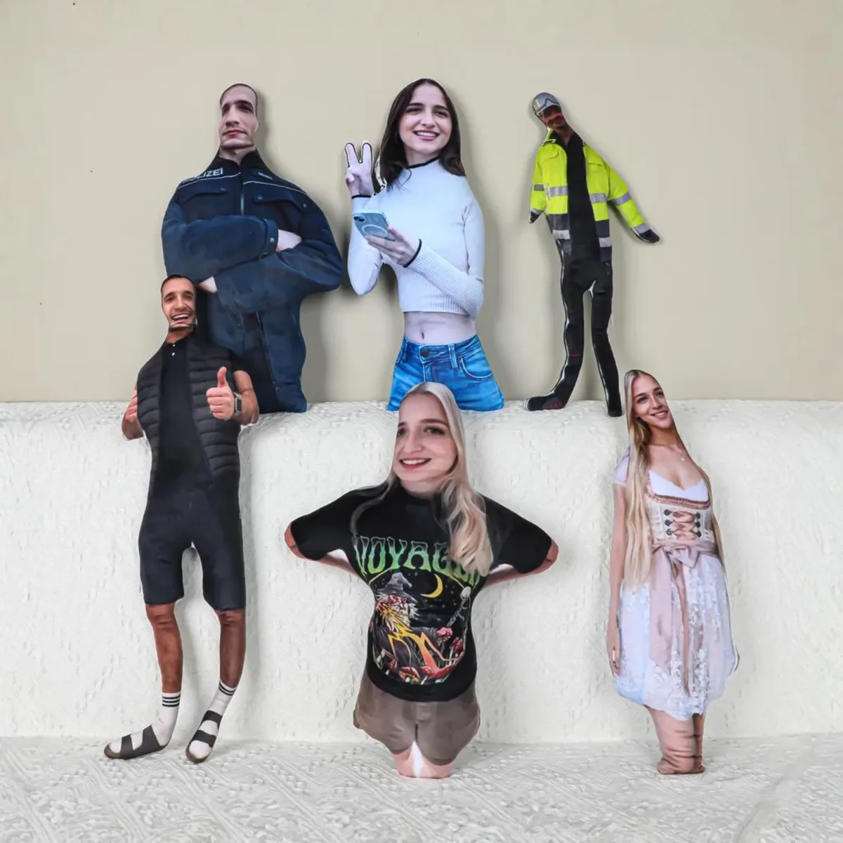 Full body custom pillows